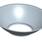 HUC ALUMINIUM REFLECTOR 90° + korte schroeven-3540