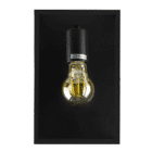 industriële wandlamp zwart met e27 fitting